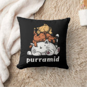 Purramid Cat Pyramids Cute Kitten Kussen (Deken)