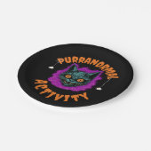 🎃 Purranormaal Feest! 🕸️ Papieren Bordje (Gekanteld)
