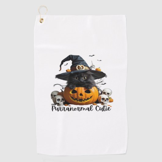 Purranormal Cutie Classic T-shirt Golfhanddoek (Voorkant)