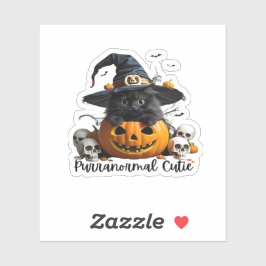 Purranormal Cutie Classic T-shirt Sticker (Vel)