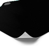 Purranormale activiteit Halloween Cat Pun Dark BG Poster (Hoek)