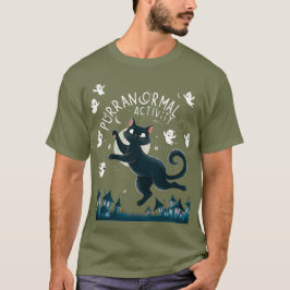 Purranormale Activiteit Kat T-shirt – Grappige Gho