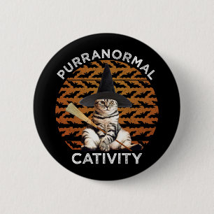 Purranormale Activiteit Ronde Button 5,7 Cm