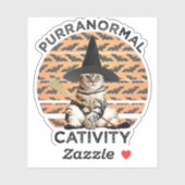 Purranormale activiteit sticker (Vel)
