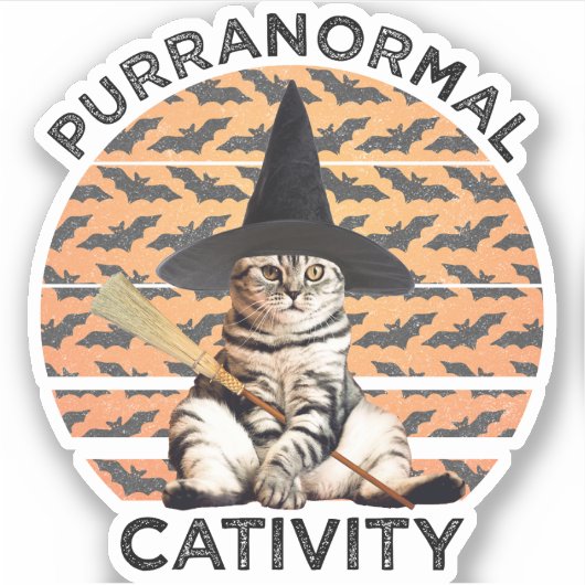 Purranormale activiteit sticker (Voorkant)