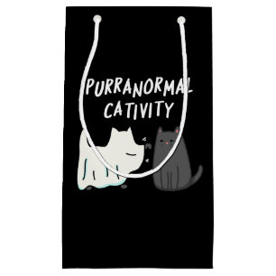 Purranormale Cativiteit Halloween Kat Grappige Zin Klein Cadeauzakje