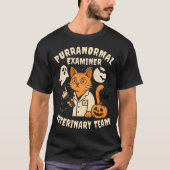 Purranormale onderzoeker Veterinair Team Halloween T-shirt (Voorkant)