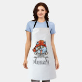 Purrate - Schattigee piratenkat Grappig Schort (Gedragen)