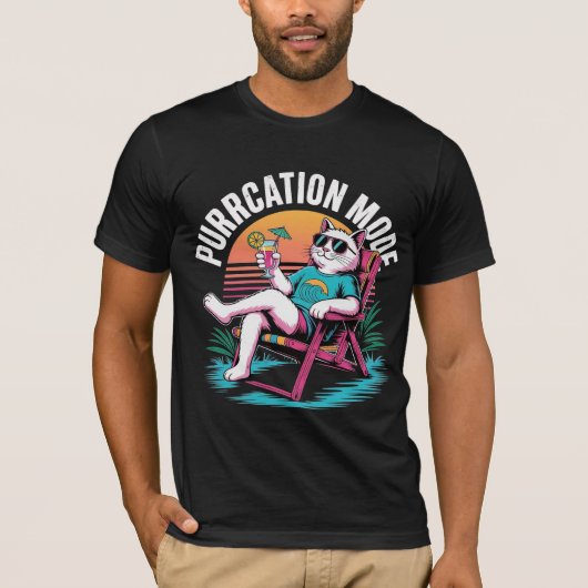 Purrcation Mode Kat T-shirt (Voorkant)
