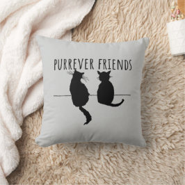 Purrever Friends Cute Cat Best Friends Kussen