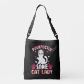 Purrfeces-kattendame Crossbody Tas (Achterkant)