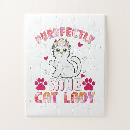 Purrfeces-kattendame Legpuzzel (Verticaal)