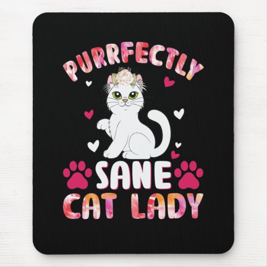 Purrfeces-kattendame Muismat (Voorkant)