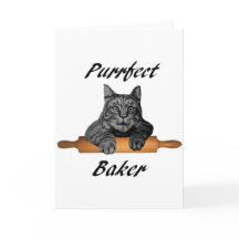 Purrfect Baker Cat Gifts gekke katdame