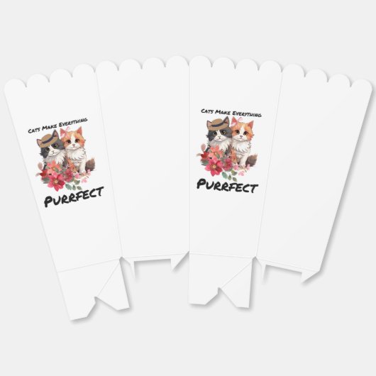 Purrfect Bedankdoosjes (Ongevouwen)