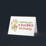 Purrfect Birthday Cute Cat Lover Funny Birthday Kaart<br><div class="desc">Ik wens je een welbewuste verjaardag. Grappig,  grappig en soms sarcastisch verjaardagskaarten voor je familie en vrienden. Haal deze leuke kaart voor je speciale iemand. Bezoek onze winkel voor meer coole verjaardagskaarten.</div>