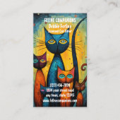 Purrfect Care – Cat Sitting Visitekaartje (Voorkant)