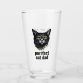 Purrfect Cat Dad Glas (Voorkant)