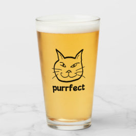 Purrfect Cat Glas
