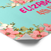 Purrfect Cat Kitten Verjaardagsfeest Kit voor Kind Poster (Hoek)