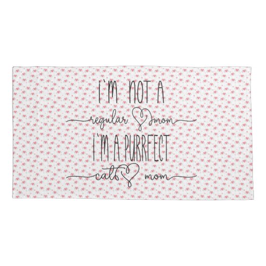 Purrfect Cat mama Kussensloop (Achterkant-Links)