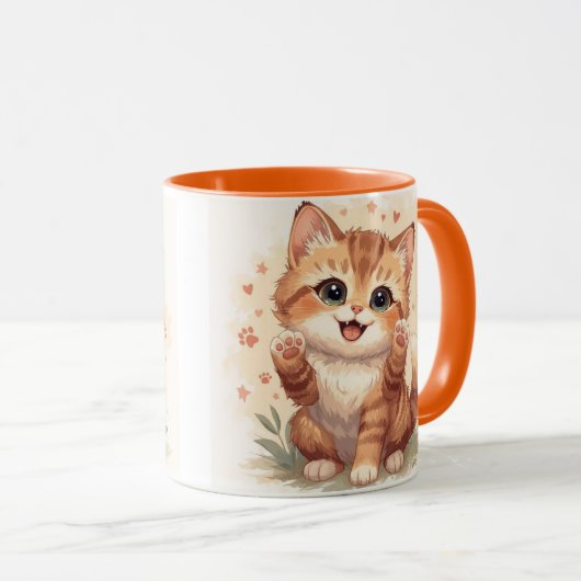 Purrfect Cat Mok: Twinkle & Play Mok (Voorkant rechts)