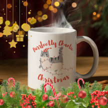 Purrfect chaotische Kerstmis Grappige Vakantie Kat