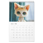 Purrfect Charm – Kitten Girls in Dresses Kalender (Mar 2026)