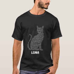 Purrfect Code: Een Kat in Binair T-shirt