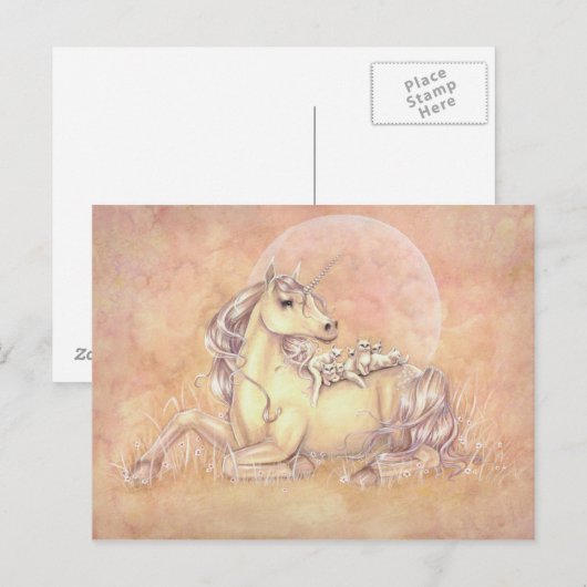 Purrfect Friends Briefkaart (Voorkant / Achterkant)