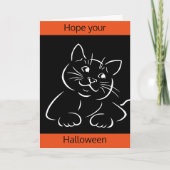 Purrfect Halloween Kaart (Voorkant)