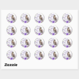 Purrfect Happy Mail gepersonaliseerde Sticker