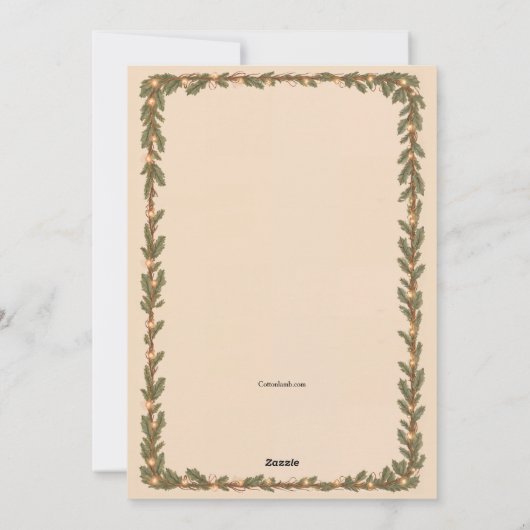 Purrfect Holiday Season Holiday Card Feestdagenkaart (Achterkant)