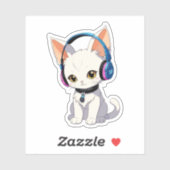 Purrfect Kawaii Cat Sticker (Vel)