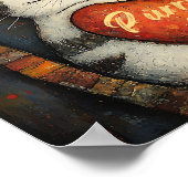 Purrfect Love A Cozy Cat Embrace Poster Wall Art (Hoek)