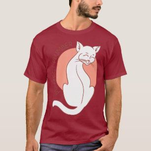 Purrfect Lumber White Cat Lover Spint bontcadeau T-shirt