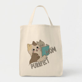 Purrfect Ma Canvas tas