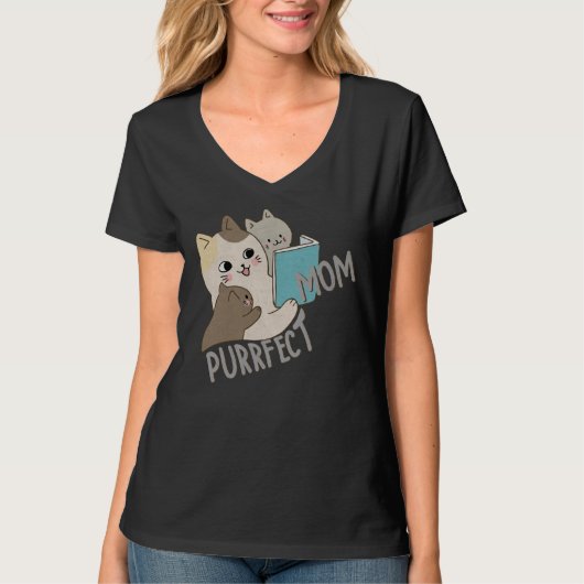 Purrfect Ma T-Shirt (Voorkant)