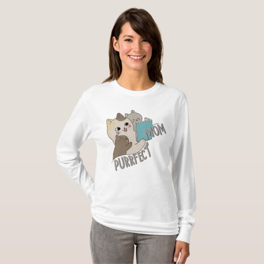 Purrfect Ma T-Shirt (Voorkant volledig)