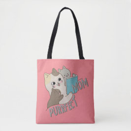 Purrfect mama tote bag