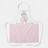 Purrfect Moeder Zoete Kat Gepersonaliseerd Schort (Voorkant)
