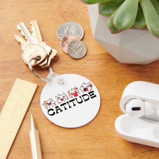 Purrfect Moments – Cat Lover’s Keychain 😻 (Bureau)