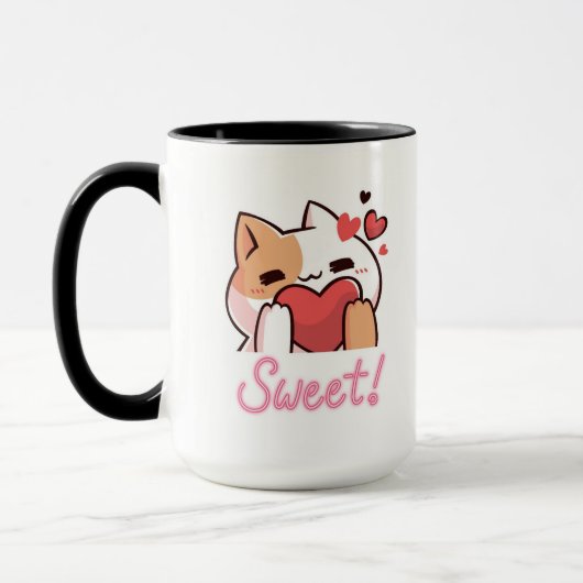 Purrfect Morning – Schattigee Cat Coffee Mok voor  (Links)