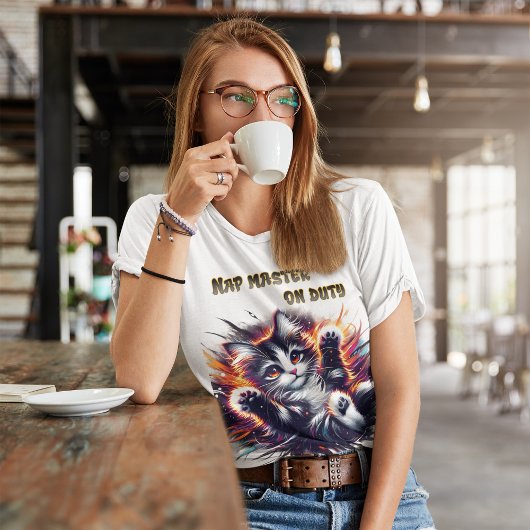 Purrfect NAP Master in dienst T-shirt