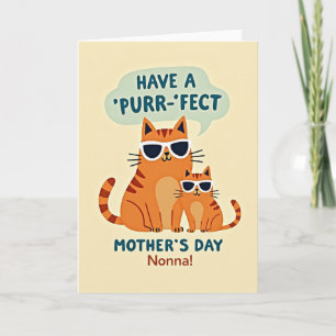 Purrfect Nonna Moederdagkaart Kaart