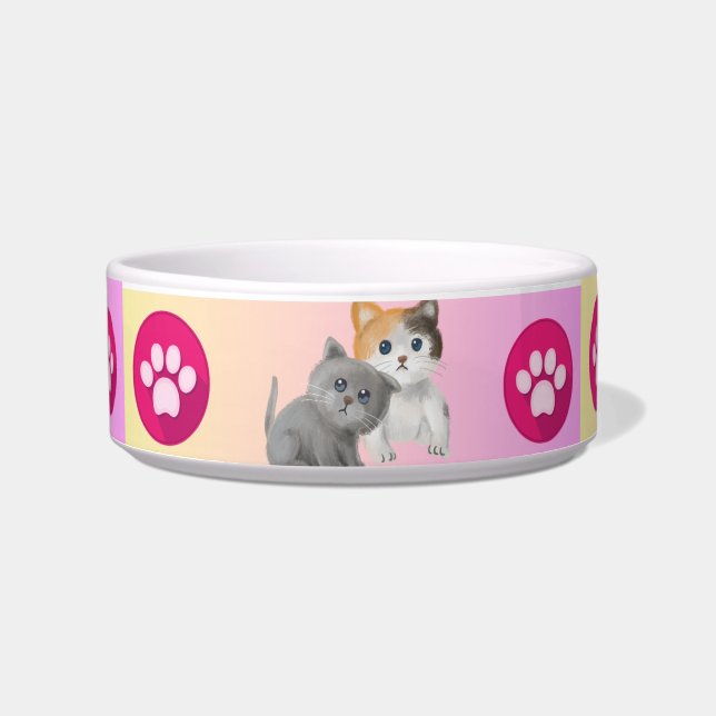 "Purrfect Pals Bowl"? Voerbakje (Voorkant)