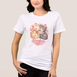 Purrfect Samen Knuffelkatten Shirt – Romantische K