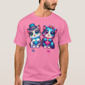 Purrfect Samen  Valentijnse Shirt (Voorkant)