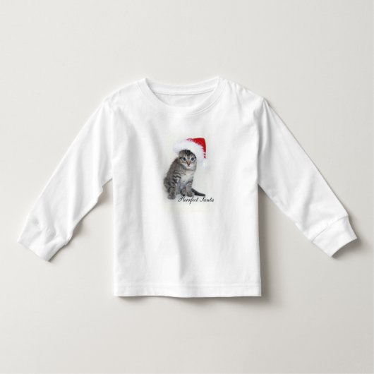 Purrfect Santa t-shirt (Voorkant)