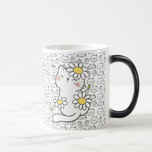 Purrfect Sip: Brown Cat Mok voor kattenliefhebbers